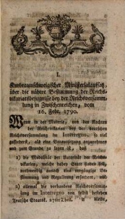 Teutsche Staatskanzlei, 27. 1791