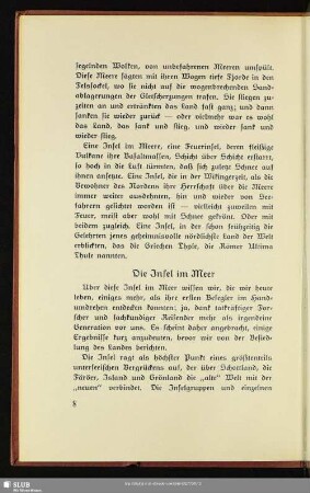 Die Insel im Meer