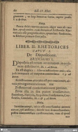 Liber II. Rhetorices