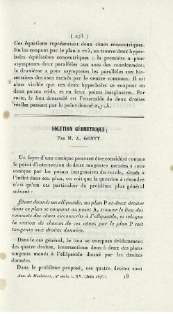 Solution géométrique.