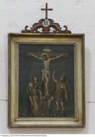 Kreuzwegstationen, 12 Station: Christus am Kreuz