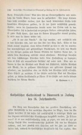 180-192 Katholischer Gottesdienst in Dänemark zu Anfang des 16. Jahrhunderts