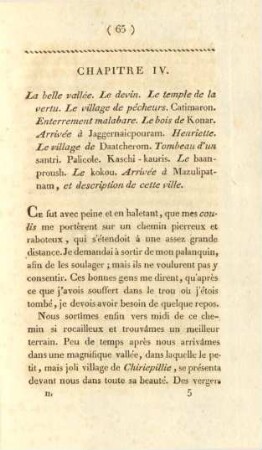 Chapitre IV. La belle vallée. Le devin. Le temple de la vertu ...