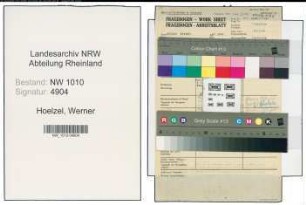 Entnazifizierung Werner Hoelzel , geb. 07.12.1905 (Ingenieur)
