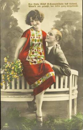 Der Liebe Glück ist Sonnenschein [...]