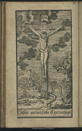 Jesus meine Liebe ist gecreutziget