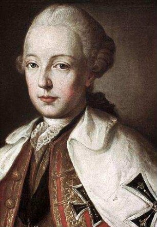 Porträt des Erzherzogs Maximilian von Österreich im Gewand des Deutschen Ordens