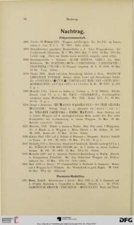 Nachtrag (Nr.3291-3379)