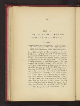 Part II. THE SCIENTIFIC PERIOD. TRADE ROUTES AND SHIPPING: