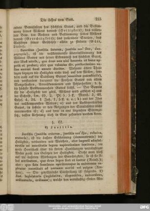 §. 62. 6) Justitia.