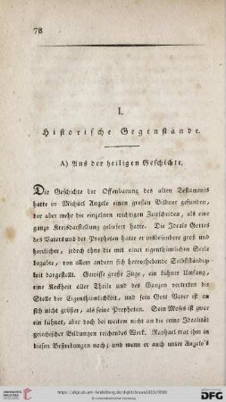 I. Historische Gegenstände