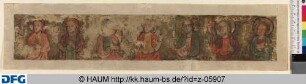 Christus und sechs Apostel