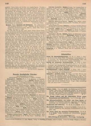 143 [Rezension] Spemann, Franz, Idealismus und Christentum