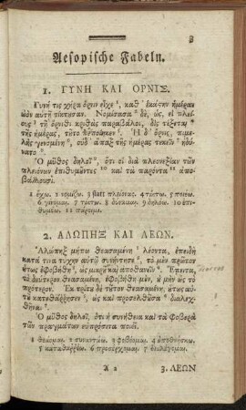 Aesopische Fabeln.