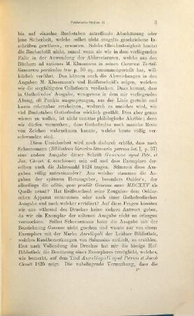 Patristische Studien, 2. Zu Tertullian "Ad nationes"
