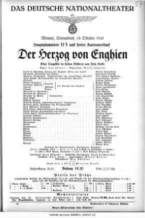 Der Herzog von Enghien