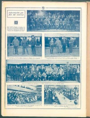 Información gráfica del interior