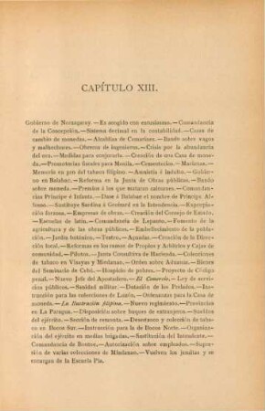 Capítulo XIII. Gobierno de Norzagaray. - ...