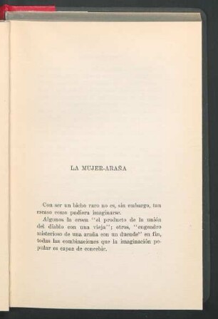 La mujer-araña