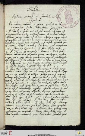 Tractatus de Ratione Scribendi
