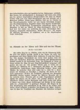 19. Kämpfe an der Aisne und Aire und vor der Maas