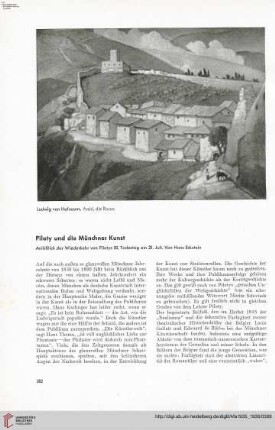 51: Piloty und die Münchner Kunst, [1] : anläßlich der Wiederkehr von Pilotys 50. Todestag am 21. Juli