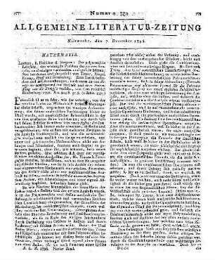 Koller, B. J. M. von: Konvenienz und Pflicht. Ein dramatisches Gemälde. Regensburg: Montag & Weiß 1796