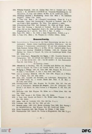 Braunschweig (Nr. 2463-3057)