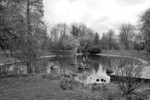 Elemente des historischen Schloßgartens; Hanau, Schloßgarten