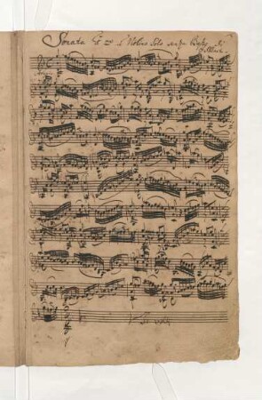 Sonaten; vl; g-Moll; BWV 1001
