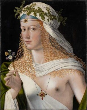 Idealbildnis einer jungen Dame als Flora