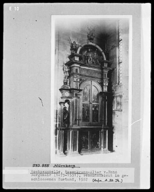 Rosenkranzaltar (südlicher Seitenaltar)