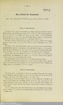 Die Fahnen des Regiments