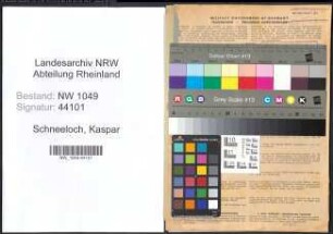 Entnazifizierung Kaspar Schneeloch , geb. 15.12.1914 (Justizangestellter)