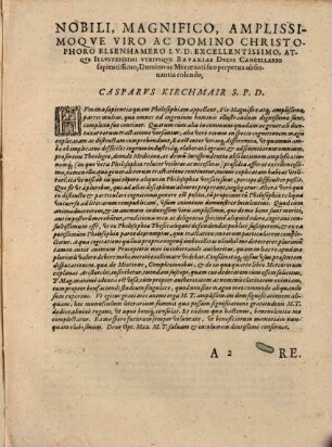 De Mixtione, Complexionibvs, Et Iis Qvae Aristotelis Qvarto Libro Meteororum Comprehenduntur, Disputatio Philosophica