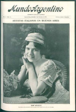 Artistas italianas en Buenos Aires [Fotografía] : Mimi Aguglia