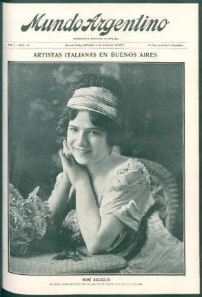 Artistas italianas en Buenos Aires [Fotografía] : Mimi Aguglia