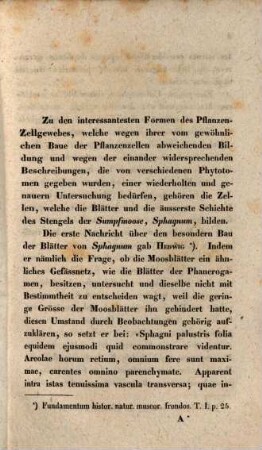 Anatomische Untersuchungen über die porösen Zellen von Sphagnum : eine Inaugural-Dissertation