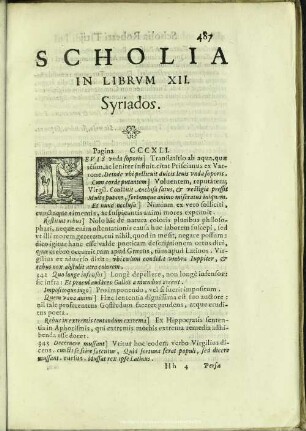 Scholia In Librum XII. Syriados