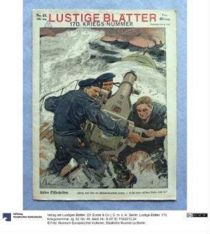 Lustige Blätter. 170. Kriegsnummer. Jg. 32, No. 45