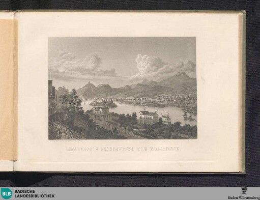 Illustration: Drachenfels Nonnenwerth und Rolandseck