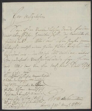 Briefe an Friedrich Nicolai : 15.03.1789-07.05.1794