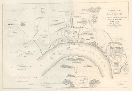 Sketch plan of Bassein