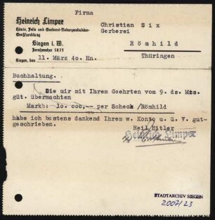 Limper, Heinrich