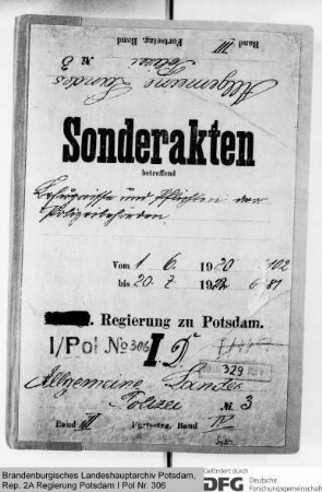 Befugnisse und Pflichten der Polizeibehörden