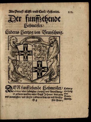 Der funffzehende Hohmeister ...