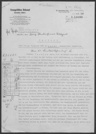 Dobel mit Neusatz und Rotensol: Inspektionsbericht 1960