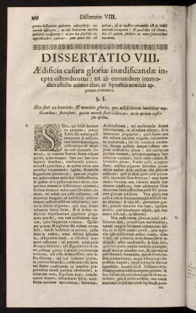 166-180, Dissertatio VIII.