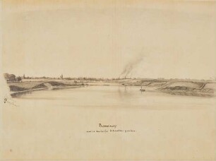 Rendsburg von der Audorfer Schantze gesehen