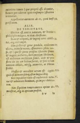 Alia. De Ebrietate.